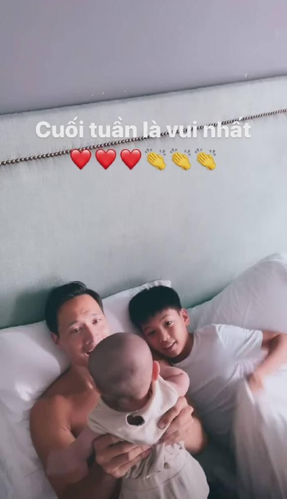 Hồ Ngọc Hà thường xuyên khoe những khoảnh khắc của gia đình lên trang cá nhân. 