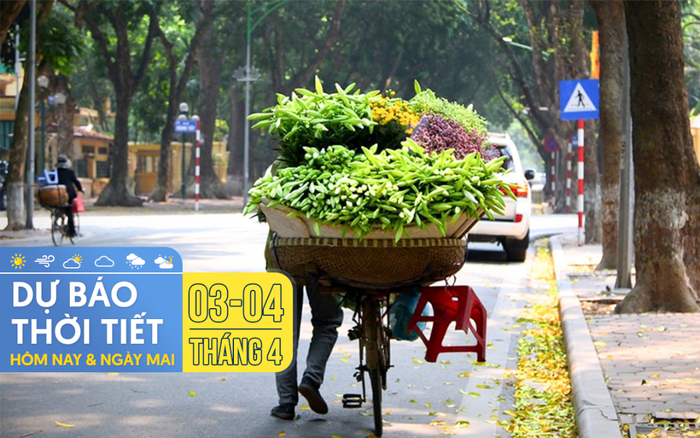 Dự báo thời tiết hôm nay và ngày mai 4/4: Cả nước có mưa dông cục bộ trong 2 ngày cuối tuần Ảnh 2