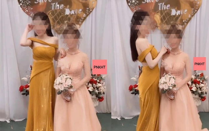 Ăn mặc lộng lẫy hơn cô dâu trong tiệc cưới, cô gái bị dân mạng chỉ trích 'kém duyên' Ảnh 2