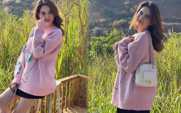 Ngọc Trinh xinh tươi mơn mởn giữa núi rừng mộc mạc, fan tấm tắc trẻ như gái 18 Ảnh 2