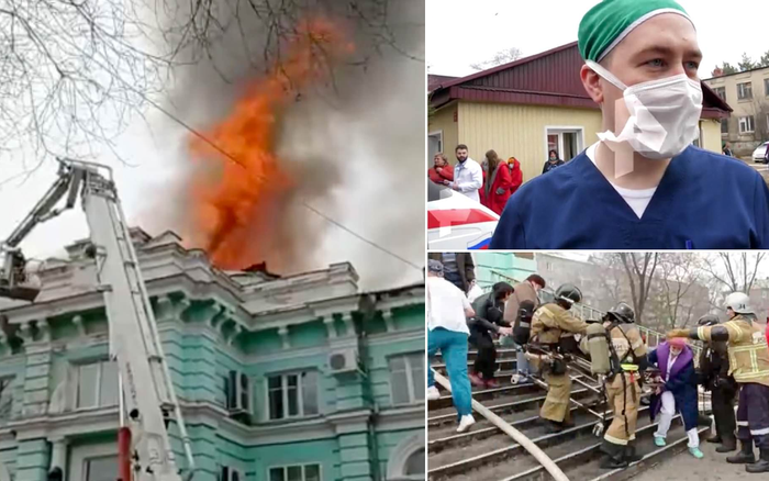 Bệnh viện cháy lớn, nhóm bác sĩ vẫn bình tĩnh mổ tim cho bệnh nhân Ảnh 2