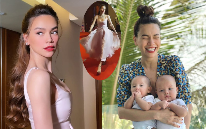 Bỏ nghề người mẫu 18 năm, 'mẹ bỉm sữa' Hồ Ngọc Hà bất ngờ catwalk 'lả lướt' khiến fan bấn loạn Ảnh 2