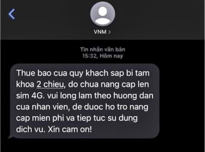 Cảnh báo: Nhiều người mất sạch tiền trong tài khoản ngân hàng sau khi được 'nâng cấp lên SIM 4G' Ảnh 1