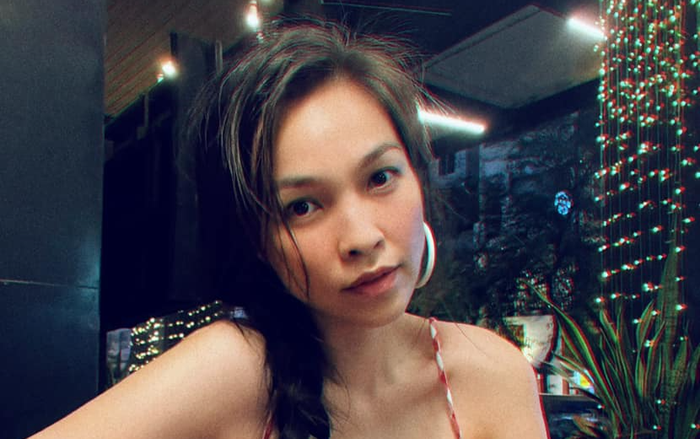 Hiền Thục gây tranh cãi khi đăng ảnh gầy trơ xương, vòng 1 lộ hết ra ngoài Ảnh 2