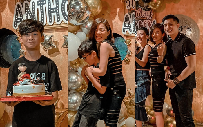Lệ Quyên hạnh phúc cùng người yêu Lâm Bảo Châu cùng tổ chức sinh nhật cho con trai cưng Ảnh 2