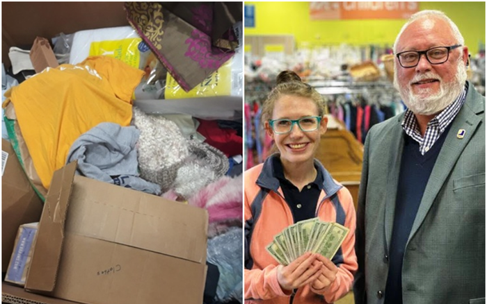 Phát hiện điều bất ngờ bên trong chiếc áo từ thiện, hành động của người phụ nữ khiến tất cả cảm phục Ảnh 2