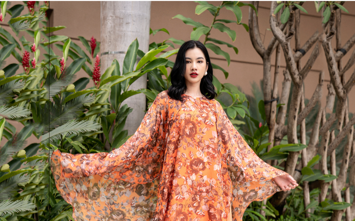 Người đẹp Cẩm Đan diện váy che hết đường cong vẫn đẹp rực rỡ Ảnh 2