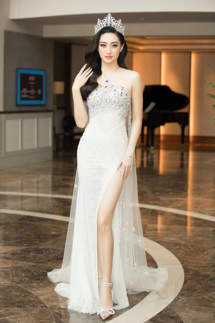 Đọ thần thái 'cung đấu', Lương Thùy Linh bất ngờ bị chê nhan sắc 'kém xa' Đỗ Thị Hà Ảnh 2