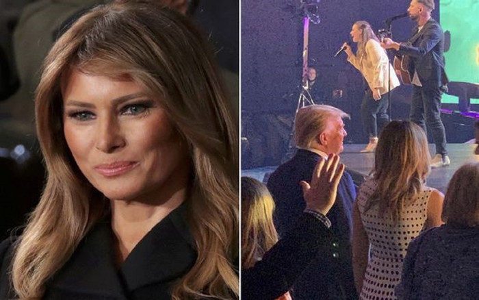 Vợ chồng cựu Tổng thống Trump xuất hiện cùng nhau dự lễ Phục sinh sau 'tin đồn ly hôn' Ảnh 2