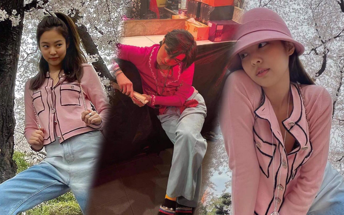 G-Dragon & Jennie Black Pink cùng mặc áo cardigan Chanel đắt đỏ, tạo dáng 'quằn quại' khó đỡ Ảnh 2
