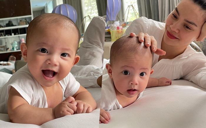 'Mẹ bỉm sữa' Hà Hồ chịu thua độ đáng yêu của 'bản sao nhí' Lisa trong loạt ảnh đọ sắc cưng xỉu Ảnh 2