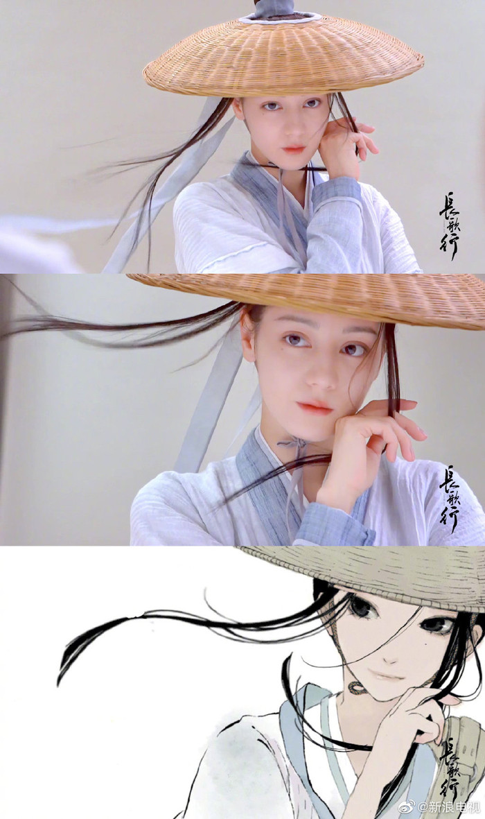 Tạo hình của Nhiệt Ba trong vai Trường Ca được cư dân mạng khen ngợi giống như bước ra từ truyện tranh.