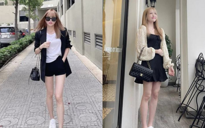 Thiều Bảo Trâm để lộ đầu gối 'củ lạc', đôi chân tong teo khiến dân mạng tò mò Ảnh 2