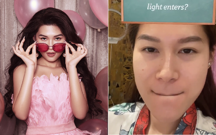 Bạn thân Primmy Trương tham gia thử thách mặt mộc, nhìn khác xa 'một trời một vực' với màn ảnh Ảnh 2