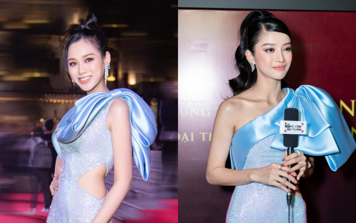 Đụng hàng Đỗ Thị Hà, 'nàng Kiều' Mỹ Duyên mất điểm vì chiều cao chênh lệch Ảnh 2
