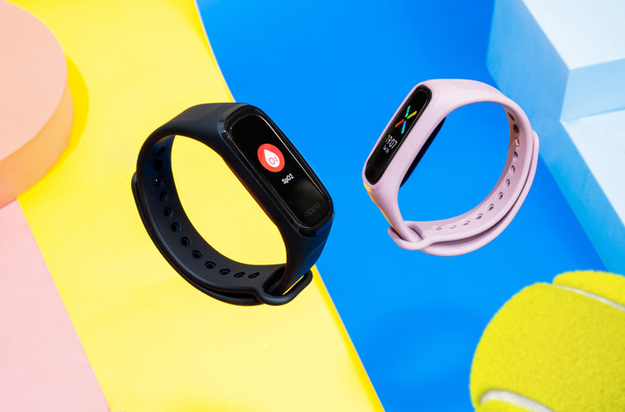 OPPO Band không có nút bấm, mọi điều khiển đều thông qua màn hình cảm ứng.