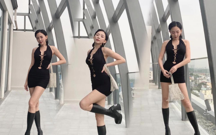 Tóc Tiên khoe khéo vóc dáng trong mơ với bodysuit đan dây chéo ngực Ảnh 2