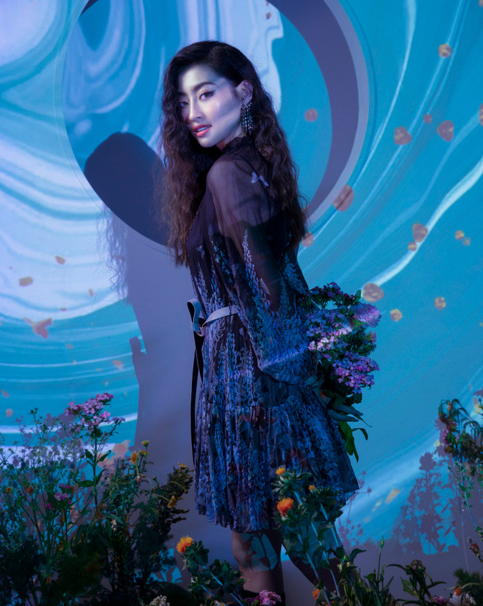 Lương Thùy Linh đẹp ma mị, khẳng định nhan sắc đỉnh cao khi làm giáo khảo hoa hậu Ảnh 15