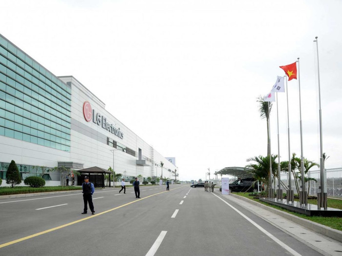 Nhà máy của LG Electronics tại Hải Phòng. (Ảnh: LG)