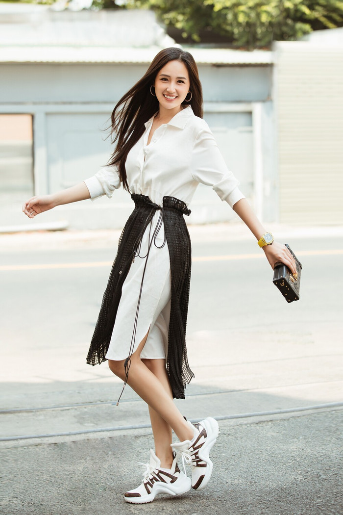 Mai Phương Thúy tiết lộ cân nặng hiện tại là 62kg và mong muốn giảm thêm vài kí trong thời gian tới.