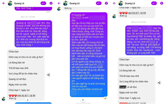 Những tin nhắn đòi nợ được hồi đáp tự động.