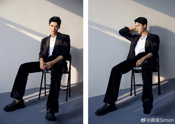 Cung Tuấn trên tạp chí: Mặc áo đính đầy kim loại 'bóng bẩy' thời thượng Ảnh 9