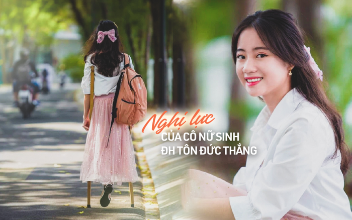 Ngưỡng mộ nghị lực của nữ sinh ĐH Tôn Đức Thắng, 'làm bạn' với đôi nạng gỗ suốt 15 năm đến trường Ảnh 2