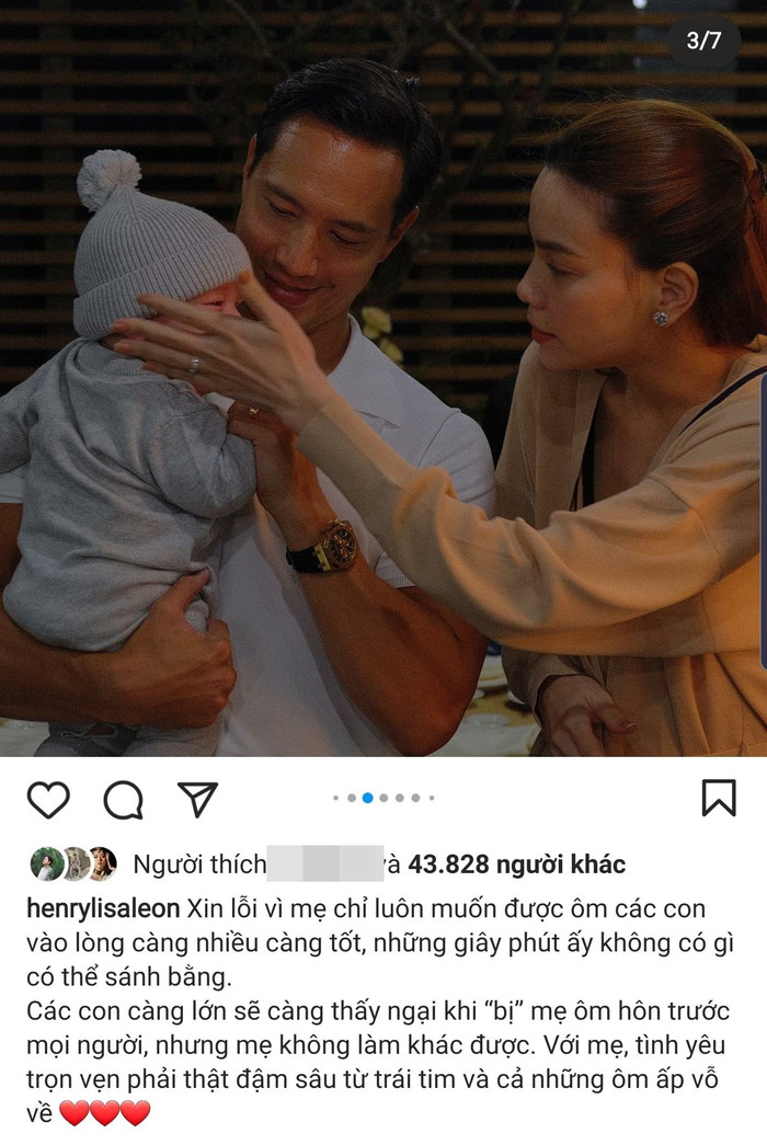 Những dòng tâm sự tràn đầy tình cảm của nữ ca sĩ dành cho các con... 