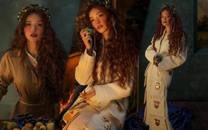 'Quả bom gợi cảm' Thư Kỳ đẹp như công chúa trong cổ tích trên bìa Harper's Bazaar Ảnh 2