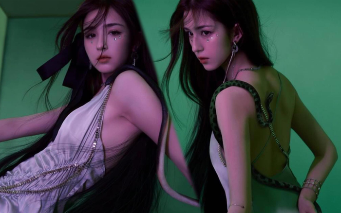 'Hậu duệ' Địch Lệ Nhiệt Ba đẹp bá cháy trên tạp chí, gây bão cư dân mạng Ảnh 2