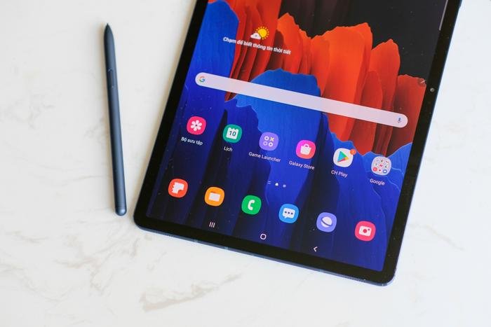 Trên tay máy tính bảng Samsung Galaxy Tab S7+ Xanh Navy vừa lên kệ tại Việt Nam Ảnh 5