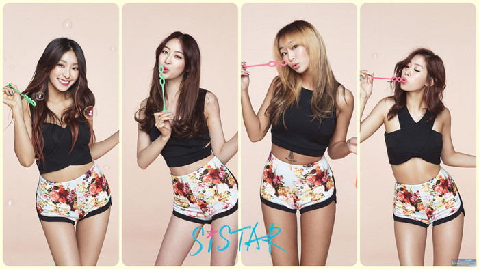 Tạo hình nóng bỏng của 4 cô nàng Sistar trong Touch My Body