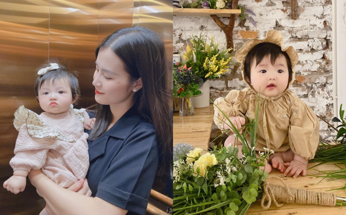 Bé Winnie chứng minh mình là 'gái đảm', 6 tháng tuổi đã biết nhặt rau giúp mẹ Đông Nhi? Ảnh 2