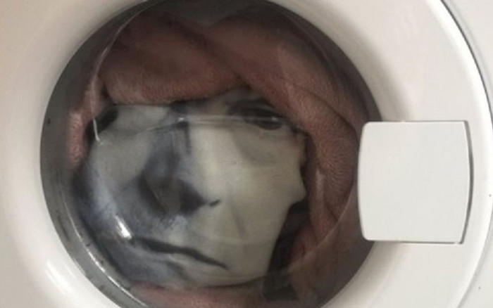 Ông bố 'suýt trụy tim' khi thấy mặt người trong máy giặt và sự thật 'ngã ngửa' Ảnh 2