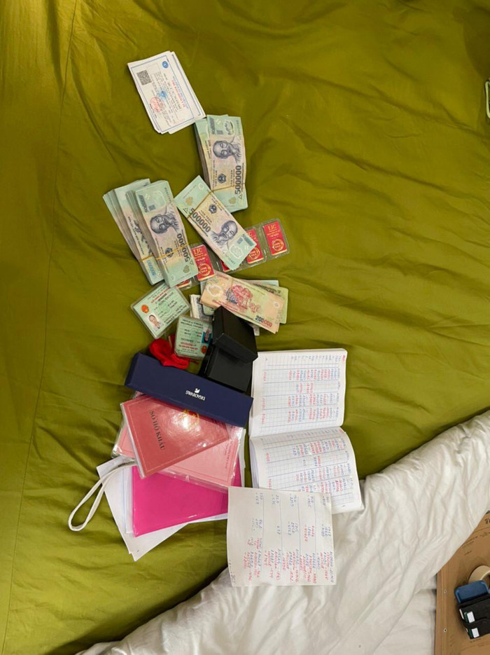 Tang vật thu giữ được tại hiện trường. Ảnh: Vietnamnet