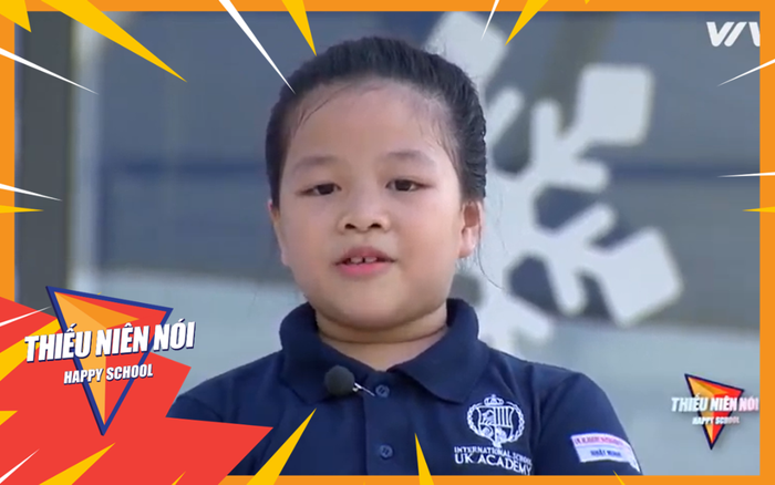 Cô bạn nhỏ mang câu chuyện không thích tập thể dục lên bục dũng khí của Thiếu Niên Nói 2021 Ảnh 2