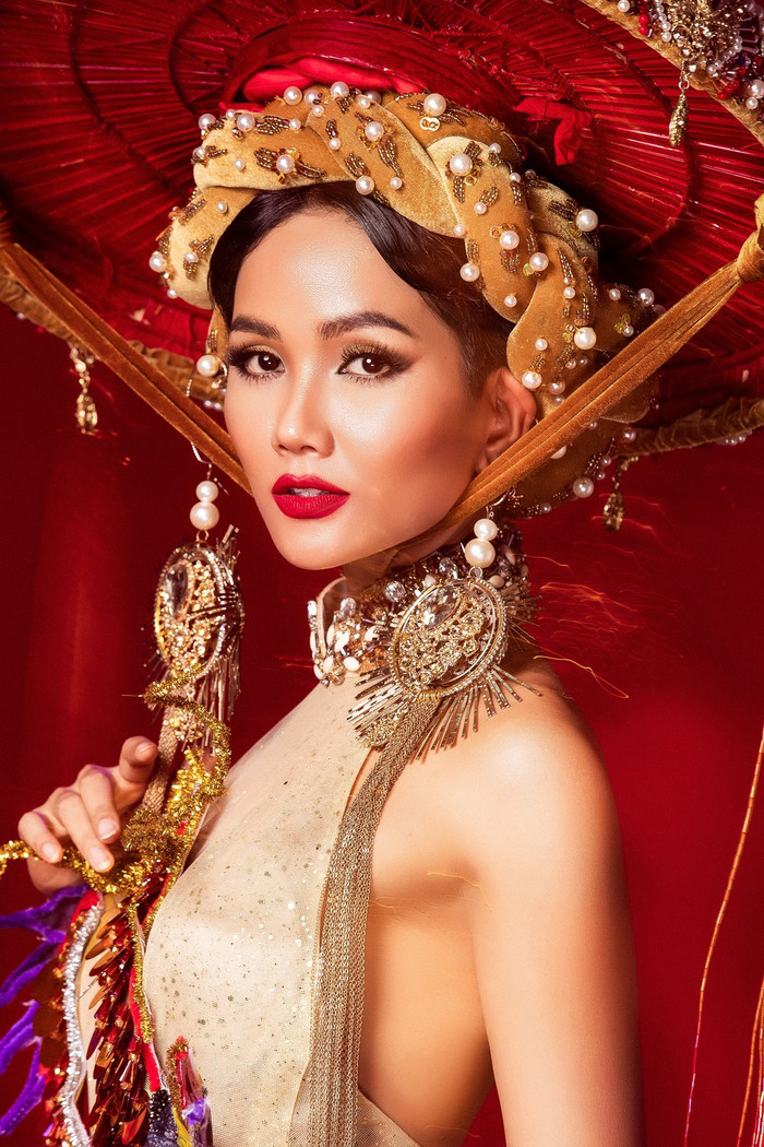 Hình ảnh mẫu thiết kế cho Trân Đài bị tố ăn cắp được phát hiện lấy từ mẫu National Costume cho H'Hen Niê vào năm 2017.