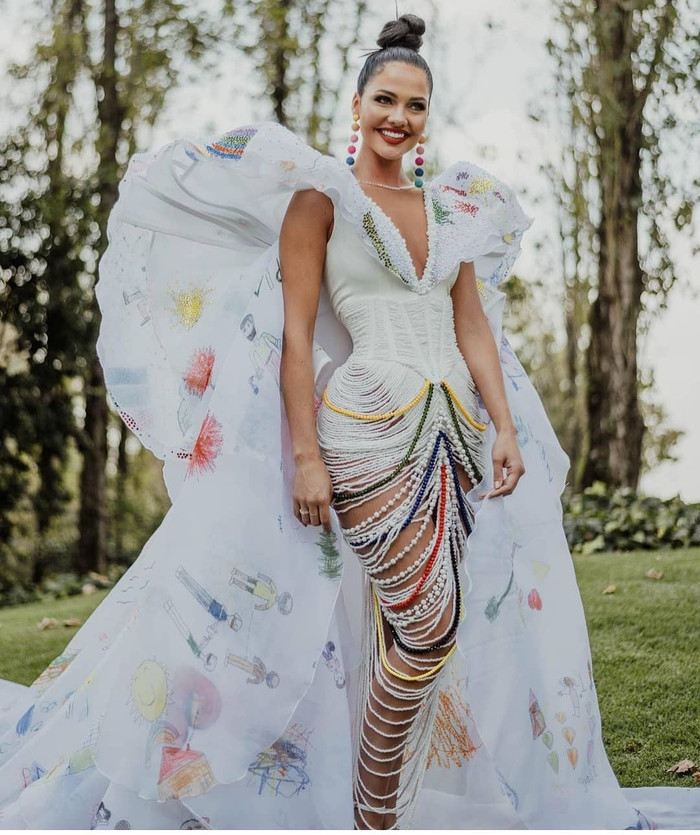 Thiết kế mang rất nhiều thông điệp nhân văn của đại diện Nam Phi.