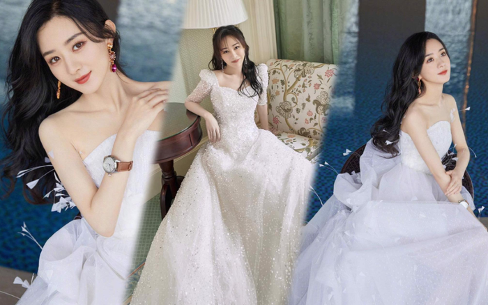 Triệu Lệ Dĩnh, Dương Tử diện váy trắng xinh đẹp ngút ngàn khiến fans reo hò liên tục Ảnh 2