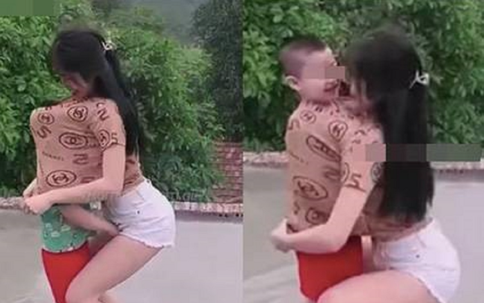 Cô gái trẻ kéo áo trùm lên đầu bé trai khiến nhiều người bức xúc: 'Trẻ con như tờ giấy trắng, làm ơn...' Ảnh 2