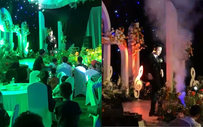 Góc không nhịn được cười: Phan Mạnh Quỳnh hát hit 'Vợ người ta' ngay trong lễ cưới của mình Ảnh 2