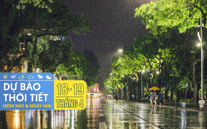 Dự báo thời tiết cuối tuần 18/4 đến đầu tuần 19/4: Hà Nội, TPHCM có mưa dông cục bộ Ảnh 2