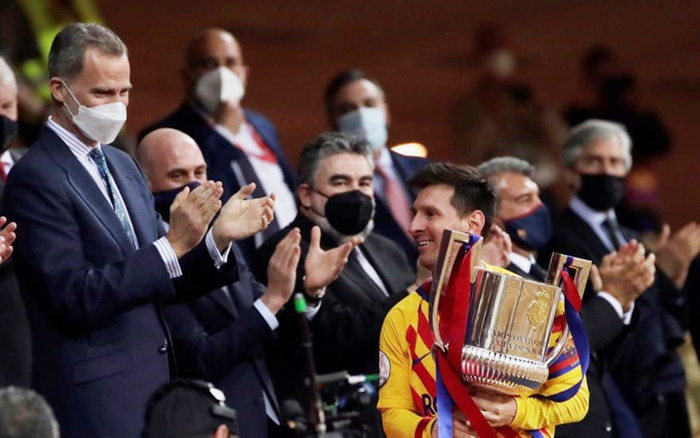 Barca vô địch Cúp Nhà vua, Messi phá liền hai kỷ lục Ảnh 2