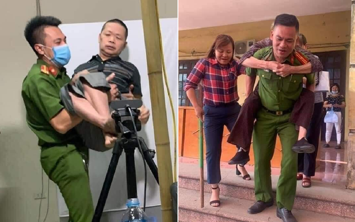 Loạt khoảnh khắc đẹp của các chiến sĩ Công an những ngày làm căn cước công dân Ảnh 2