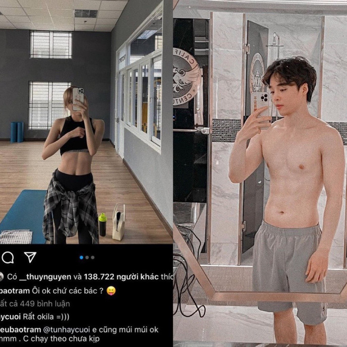 Thiều Bảo Trâm công khai trầm trồ về múi bụng 'trai lạ', dân mạng ra sức 'truy lùng' thông tin Ảnh 2