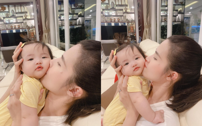 Tập hát 'vất vả', bé Winnie thích mê khi được mẹ Đông Nhi 'ban thưởng' thơm má Ảnh 2