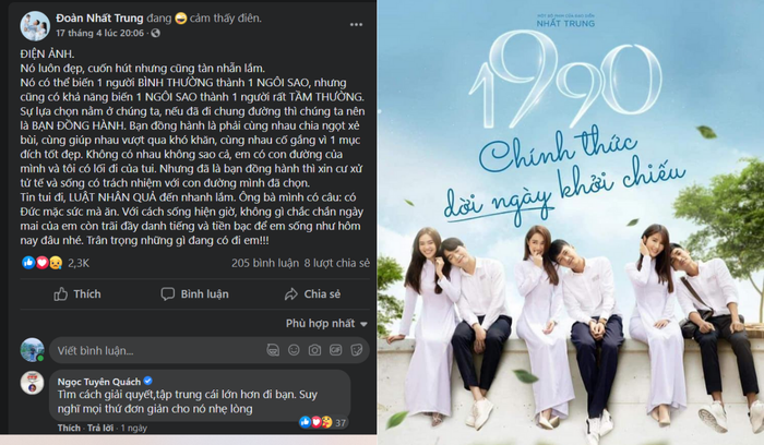 Đạo diễn phim lên tiếng tố một nữ diễn viên không hợp tác, bạc tình với phim