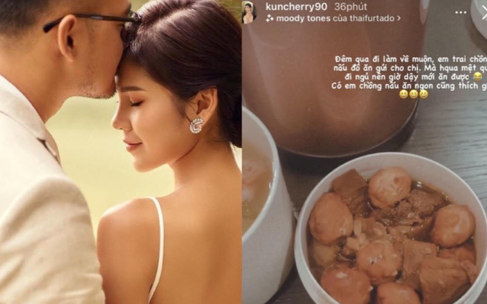 Góc ngưỡng mộ: 'Cô dâu hào môn' MC Thu Hoài được em chồng chăm lo đến từng bữa ăn khuya Ảnh 2