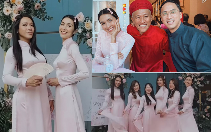 Hà Tăng đẹp xuất sắc xứng danh 'ngọc nữ': Đi ăn cưới khéo lại chiếm trọn spotlight Ảnh 2