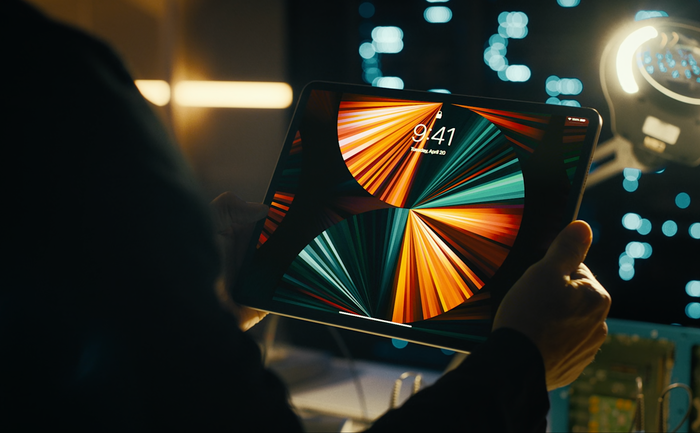 Apple cho biết iPad Pro 2021 trang bị con chip M1 nhanh hơn gấp 1500 lần so với iPad 2010 và nhanh hơn tới 50% so với iPad Pro 2020. (Ảnh: Apple)